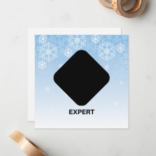 Black Diamond Expert Skier Mitteilungskarte