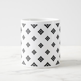 Black Diamond Gemustert Polka Jumbo Tasse