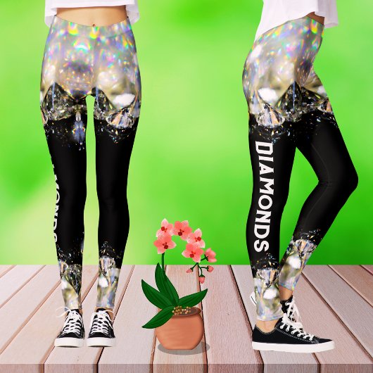 Black Diamond Modern Modern modische Mode Sport Te Leggings