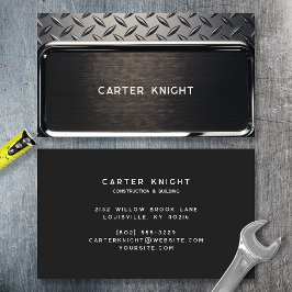 Black Diamond Platin Steel Visitenkarte