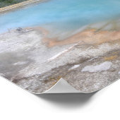 Black Diamond Pool, Yellowstone Nationalpark Poster (Ecke)
