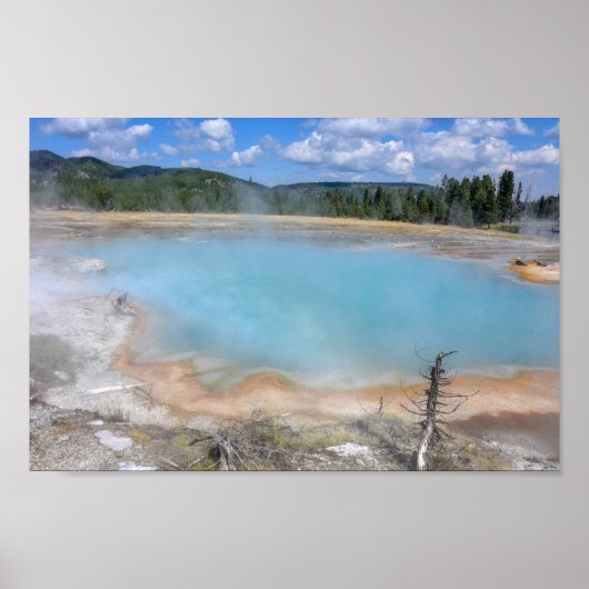 Black Diamond Pool, Yellowstone Nationalpark Poster (Vorne)