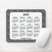 Black Diamonds Calendar von Janz 2035 Mousepad (Mit Mouse)