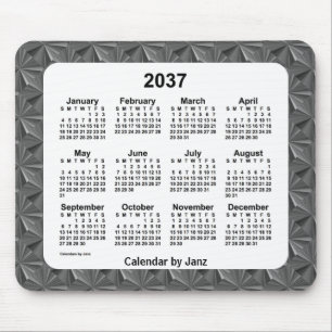 Black Diamonds Calendar von Janz 2037 Mousepad