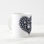 Black Diamonds Heart Gemis Kaffeetasse (Vorderseite Links)