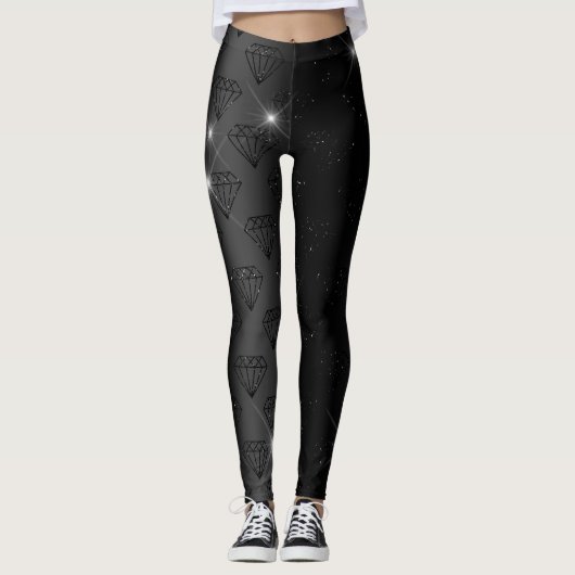 Black Diamonds Leggings (Vorderseite)