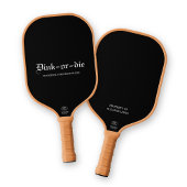 Black Dink oder die Pickleball Partners Paddel Schläger
