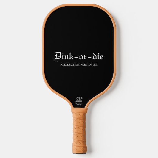 Black Dink oder die Pickleball Partners Paddel Schläger (Vorderseite)