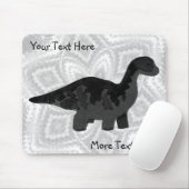 Black Dino Mousepad (Mit Mouse)