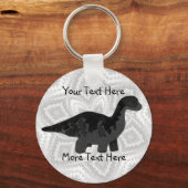 Black Dino Schlüsselanhänger (Vorderseite)