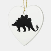 Black Dinosaurier Keramikornament (Links)
