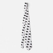 Black Dinosaurier Krawatte (Rückseite)