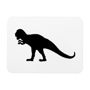 Black Dinosaurier Magnet