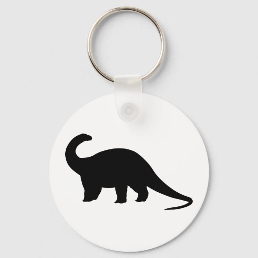 Black Dinosaurier Schlüsselanhänger (Vorderseite)