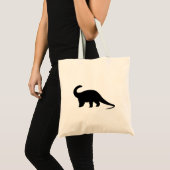 Black Dinosaurier Tragetasche (Vorderseite (Produkt))