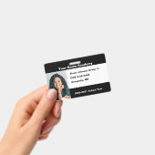 Black Do it's You self Custom Homeschoor Abzeichen Ausweis (Handheld)