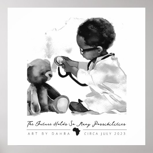 Black Doctor Poster (Vorne)