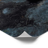 Black Dog Alpine Camp Plakat (Ecke)