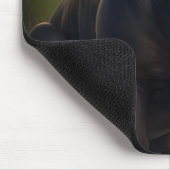 Black Dog Art Mousepad (Ecke)