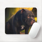 Black Dog Art Mousepad (Mit Mouse)