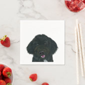 Black Dog Cocktail Napkins Serviette (Beispiel)