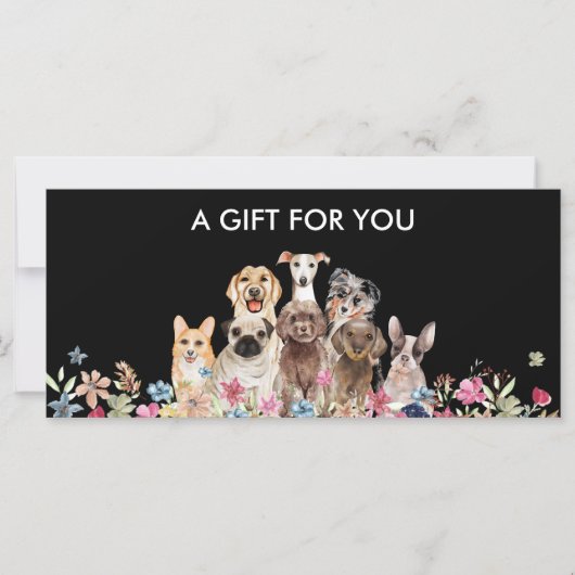 Black Dog Grooming Boutique Begleiter Geschenk (Vorderseite)