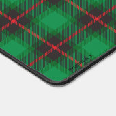 Black Dog Labrador Green Scottish Pattern Desk Mat Schreibtischunterlage (Ecke)