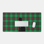 Black Dog Labrador Green Scottish Pattern Desk Mat Schreibtischunterlage (Tastatur & Maus)