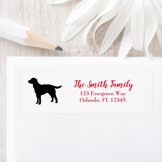 Black Dog Labrador Pup-Adresse (Insitu)