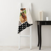 Black Dog Pet Lover Foto Collage Pawprint Sherpadecke (Beispiel)