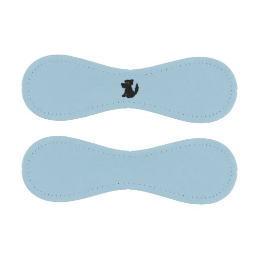 Black Dog Pooch Blau Baseball (Paneele)