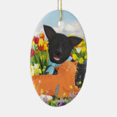 Black Dog, Red Cat Weihnachtsbaum Ornament (Rechts)