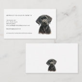 Black Dog Rescue Organisation Visitenkarte (Vorne/Hinten)