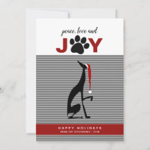 Black Dog Santa Hut Freude