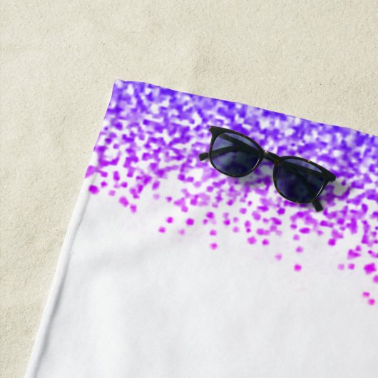 Black Dog Sparkle Beach Handtuch (Beispiel)
