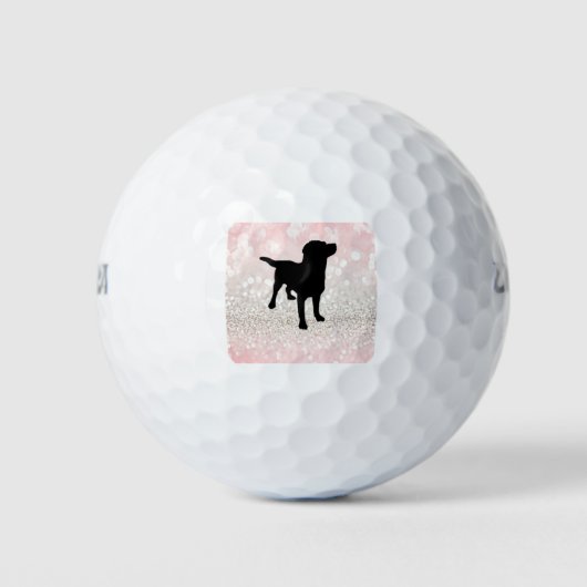 Black Dog Sparkle Golfball (Vorderseite)