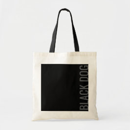 Black Dog-Typografie-Tragetasche Tragetasche