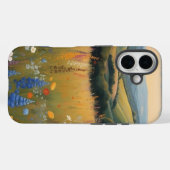 Black Dog Wildflower Case-Mate iPhone Hülle (Rückseite (Horizontal))