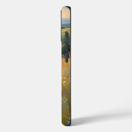 Black Dog Wildflower Case-Mate iPhone Hülle (Rückseite / Links)