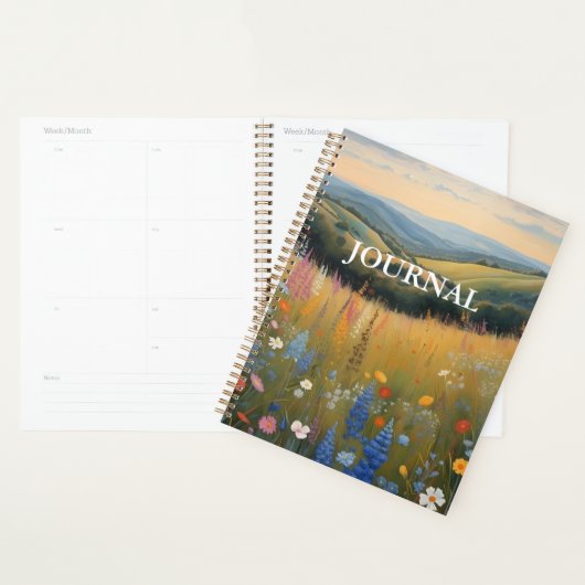 Black Dog Wildflower JOURNAL Planner Planer (Anzeige)