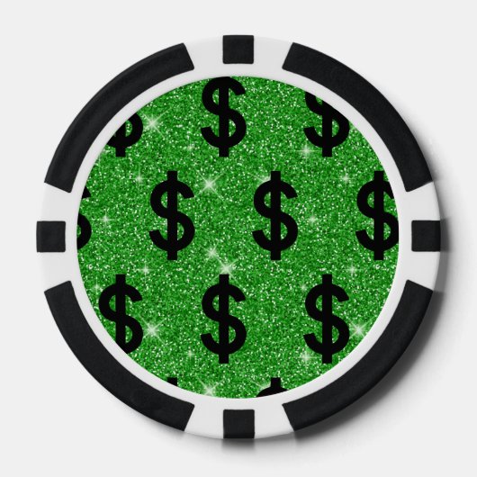 Black-Dollar-Geld-Unternehmer Wall Street Pokerchips (Vorderseite)