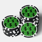 Black-Dollar-Geld-Unternehmer Wall Street Pokerchips (Stapel)
