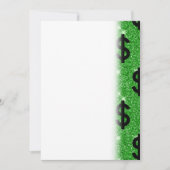 Black-Dollar-Geld-Unternehmer Wall Street Save The Date (Vorderseite)