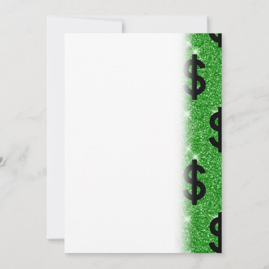 Black-Dollar-Geld-Unternehmer Wall Street Save The Date (Vorderseite)