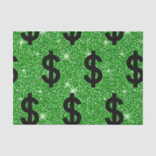 Black Dollar Sign Money Unternehmer Wall Street Seidenpapier
