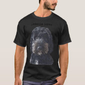 Black Doodle Dog T-Shirt (Vorderseite)
