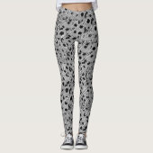 Black Dotted Leggings (Vorderseite)