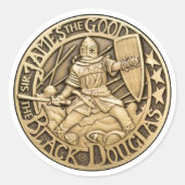 Black Douglas Sticker (Vorderseite)