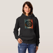 Black Doula Melanin Doula Afro Hair Black History Hoodie (Vorne ganz)