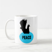 Black Dove Peace Tasse (Links)
